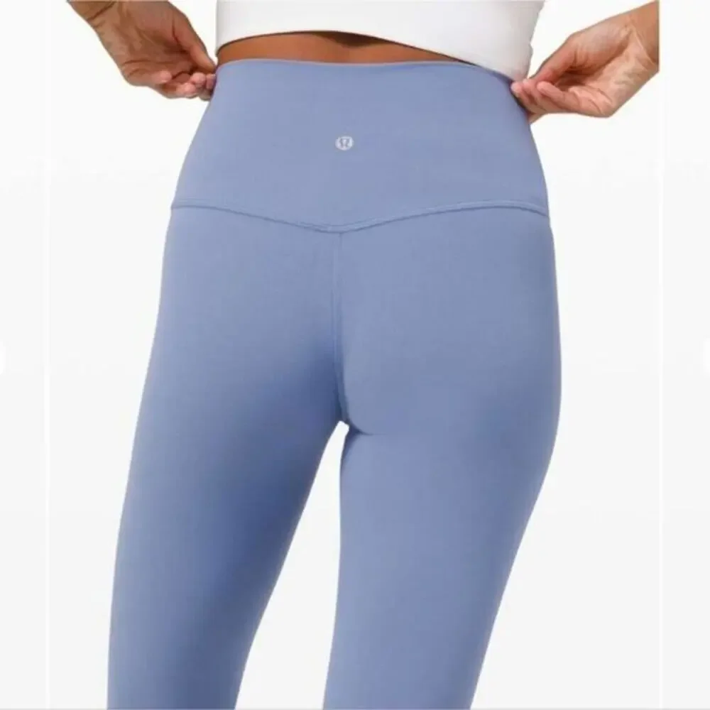Lululemon Align High-Rise‎ Pant 25 Water Drop Blue Nulu Leggings LW5CTBS Size 20